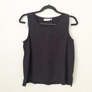 Habitat clothes to live in textured sleeveless top size small